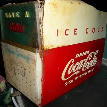 Mystery Coca-Cola item: cooler or toilet?!