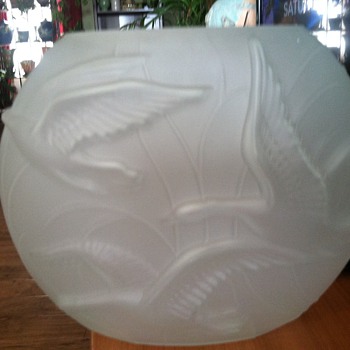 Phoenix Glass Art Deco Vase