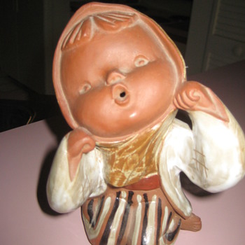 Japanese clay baby ? - Art Pottery