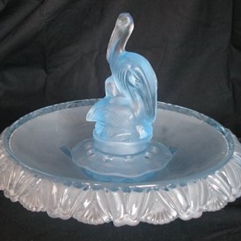 Walther & Sohne  pelican center piece - Art Glass