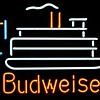 Budweiser Paddle Boat Neon