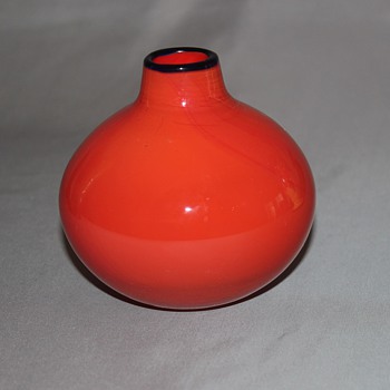 Small Tango Vase Czech? - Art Glass