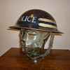 British WWII Police Sergeant steel helmet