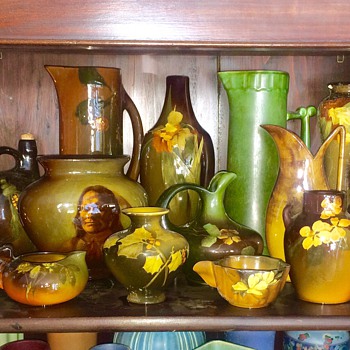 Assortment of Rookwood Pottery Vases from Collectors House - Art Pottery