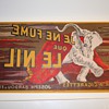 Cappiello cigarette piece reverse printed