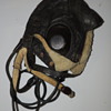 German Aviator Helmet with Chin Strap and Throat Microphone - Sieman's