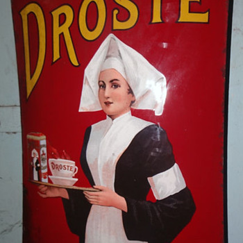CACAO DROSTE ENAMEL SIGN.PORCELAIN SIGN - Advertising