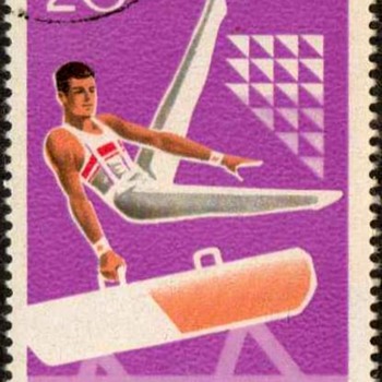 1977 - Romania "Gymnastics" Postage Stamps - Stamps