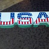 USA lighted Sign