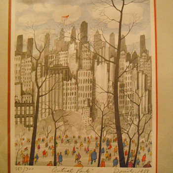 Central Park - John Dorish &  Sumi-e  Ann White - Posters and Prints