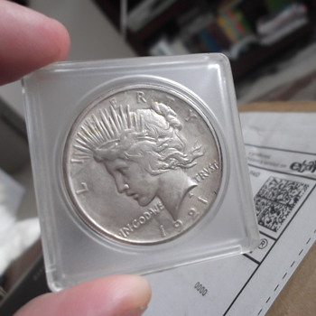 1921 Peace Silver Dollar