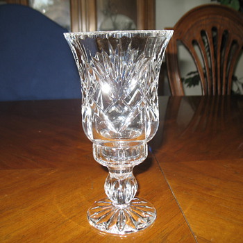 Crystal Hurricane Lamp maybe? - Glassware