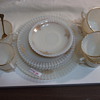 Tea set. Opaque type of glass ???????