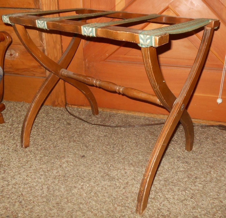 Vintage Suitcase Luggage Rack 1940s Collectors Weekly