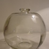 Glass ball with strange closed top