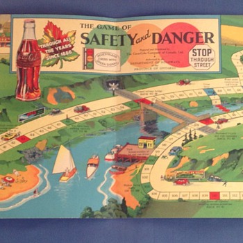 Coca-Cola Canadian Board Games - Coca-Cola