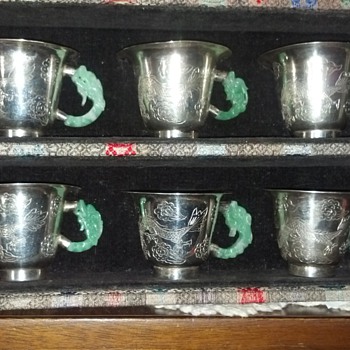 Silver sake cups i have