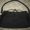 Vintage Garay Navy Blue Handbag,  ca. 1940s 