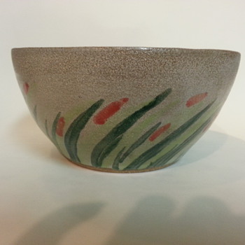 CACTUS ART BOWL - Art Pottery