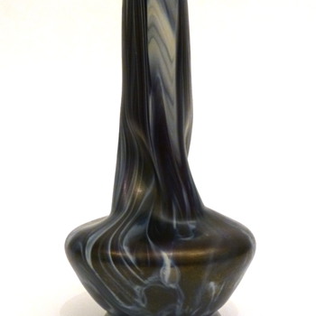 Rindskopf marbled vase - Art Glass