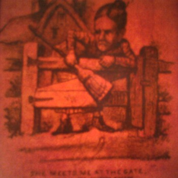 VICTORIAN CALLING CARD