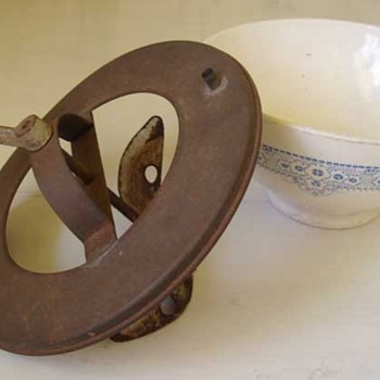 Unusual Mixing Bowl? Butter Maker?