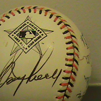 Base Ball Sign By Who????? - Baseball