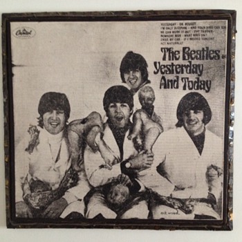 1960's Beatles Butcher Cover Silk Screen on Canvas - Music