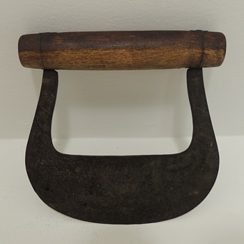 Turned Wood and Iron Kitchen Scraper/Chopper - D.A. Keys & Co. - Kitchen