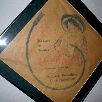 1912 Coca-Cola Napkin