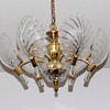 Glass Clam Shell Chandelier -- Project Complete