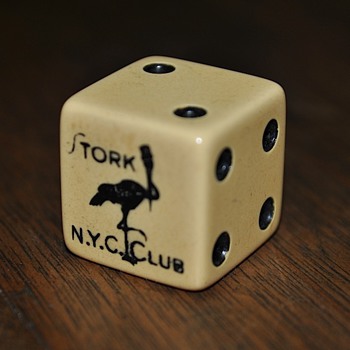 Stork Club die, late 1940s to early 1950s - Games