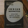 Indian Military Model 640 Owners manual