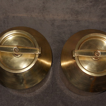 Brass container of some kind.