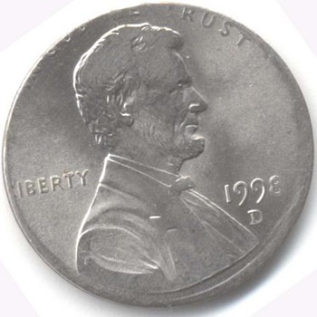 Struck over a different denomination or series