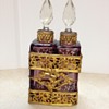 double scent bottles in holder