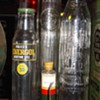 Shell, Tiolene And Energol Glass Oil Bottles
