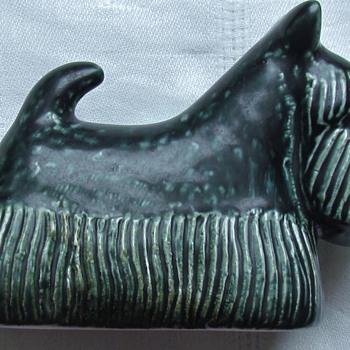"Skotte" Scottish Terrier by Lisa Larson - Guvstavsberg, "Kennel" Series - Art Pottery