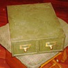 Vintage Metal Card Catalog