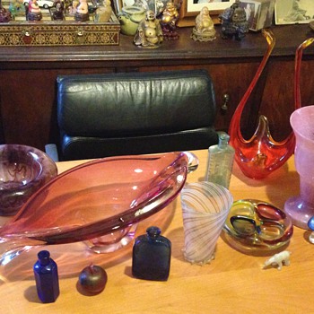 Some of my glass I've found at the dump - Glassware
