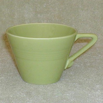 Harlequin Tea Cup - Chartreuse - China and Dinnerware