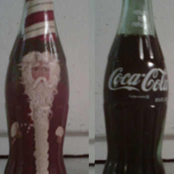 Santa Coke Cola Bottle