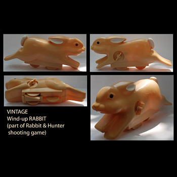 Wind-up Rabbit from shooting toy/game