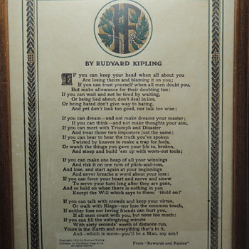 REINTHAL & NEWMAN - "IF" by Rudyard Kipling