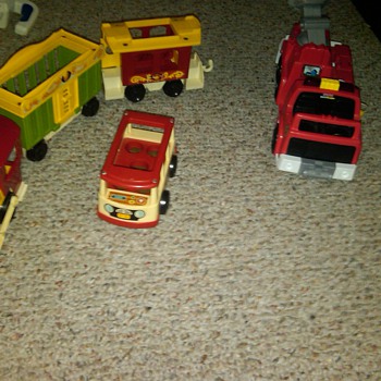 Fisher-Price - through the years - then and now - Model Cars