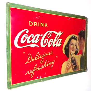 1941 Coca-Cola Tin Sign - Coca-Cola