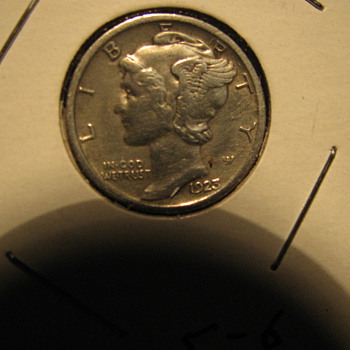 1923 Mercury Dime