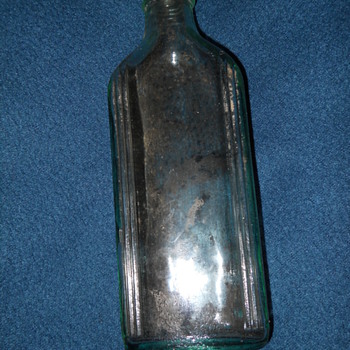 My Green Bottle with Ribbed Sides - Bottles