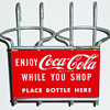 Coca Cola Shopping Cart Bottle Holder