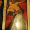 Old frame from Thrift store, with newer Tango print, someone cut to fit I think?